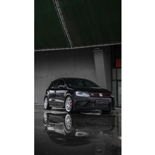 TMZ Garage Volkswagen Polo Gtı 2009-2014 Piano Black Body Kit Seti | Ön Lip + Marşpiyel + Difüzör + Flap + Bagaj Spoilerı