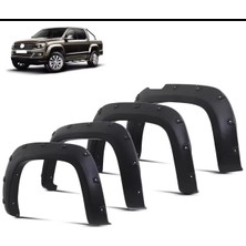 TMZ Garage 2010-2016 Volkswagen Amarok Çamurluk Dodik Kaplama Kabartma Koruma Dodik Seti 4 Parça (Ithal)