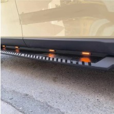 TMZ Garage 2018 ve Üzeri Uyumlu Ssangyong Grand Musso Off Road Demir Yan Basamak Ledli