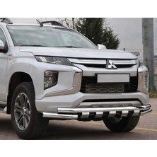 TMZ Garage 2007-2022 Mitsubishi L200 Shark Ön Tampon Koruma Demiri Krom