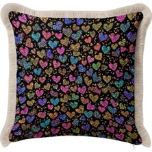 Hanna Home Dekoratif Yastık Kılıfı Dekoratif Hayvan Desenli Yastık Kılıfı Oturma Odası Kırlenti 43X43 cm