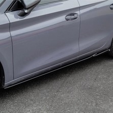 Cupra Leon 2020+ Piano Black Marşpiyel Seti | Yan Etek / Side Skirt Kaplama – Parlak Siyah