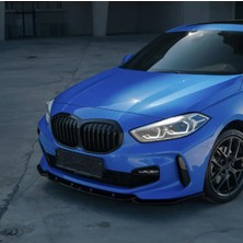 TMZ Garage Bmw 1 Serisi F40 2019-2024 M Paket Ön Lip Piano Black Ön Tampon Alt Eki