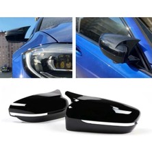 TMZ Garage 2019+ Bmw 3 Serisi G20 Yarasa Ayna Kapak Parlak Siyah