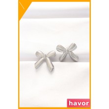 Havor Pirinç Fiyonk Tasarım Kadın Küpe