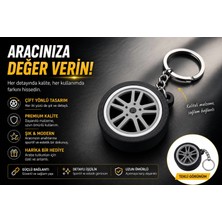 YSN Sounds Araç Lastiği Anahtarlık , Tekerlek Anahtarlık - Jant Lastik Araba Anahtarlığı