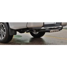 TMZ Garage Mitsubishi L200 2007-2022 Arka Tampon Koruma Demiri | Arka Koruma Barı – Siyah