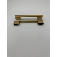Kulp Center 5 Adet 96-128 mm Mat Altın Modern Mercan Metal Mutfak Mobilya Kulbu Dolap Kulp