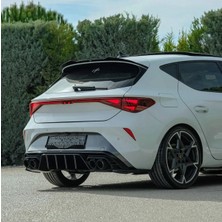 TMZ Garage Cupra Leon 2020+ Arka Difüzör Piano Black Difüzör Eki