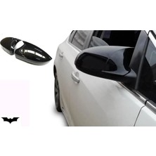 TMZ Garage Volkswagen Polo Mk5 Yarasa Ayna Kapağı Parlak Siyah 2009-2017 Arası Birebir Uyumlu Batman Ayna Kapağı