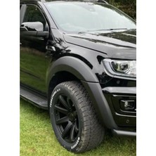 TMZ Garage Ford Ranger 2019-2022 Slim Dodik (Sensörlü) | Çamurluk Dodik Seti / Fender Flare – Siyah