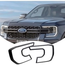 TMZ Garage Ford Ranger T9 Ön Far Çerçevesi Seti | Far Çerçeve Kaplama / Trim – Siyah