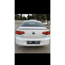 TMZ Garage Volkswagen Passat B8 Piano Black Arka Spoiler | Bagaj Üstü Spoiler – Parlak Siyah