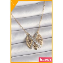 Havor Kararmaz Paslanmaz Çelik Kadın Kolye 45CM Zincir Uzunluğu