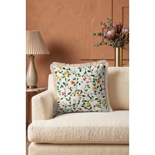 Hanna Home Dekoratif Yastık Kılıfı Tropikal Çiçek Desenli Kırlent Kılıfı Koltuk Takımı Aksesuarı 43X43 cm