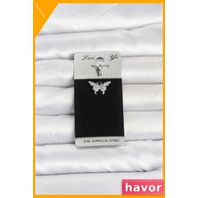 Havor Model Göbek Piercing 316L Cerrahi Çelik Antialerjik