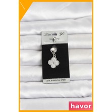 Havor Sallantılı Yonca Model Göbek Piercing 316L Cerrahi Çelik