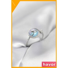 Havor Ayarlanabilir Pirinç Balık Kuyruğu Modeli Kadın Yüzük