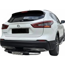 TMZ Garage Tüm Nissan Qashqai Modellerine Uyumlu Arka Tampon Poliüretan Koruma Demiri Krom