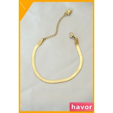 Havor Kararmaz Paslanmaz Çelik Bileklik 20CM Uzunluk