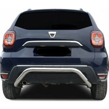 TMZ Garage 2010-2024 Dacıa Duster Arka Tampon Krom Koruma Demiri