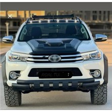 TMZ Garage Toyota Hilux 2015-2020 Kaput Scoop Kaplama | Kaput Üstü Hava Girişi Görünümlü Sport Kaplama – Siyah
