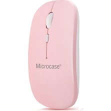 800-1200-1600 Dpı Bluetooth Kablosuz Mouse - AL2722 Pembe