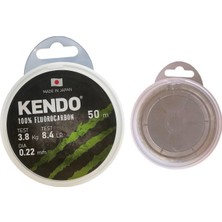 Kendo White 50MT 0.22MM %100 Fluorocarbon Misina