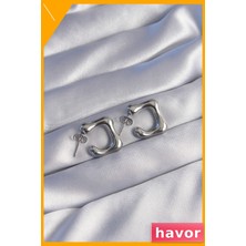 Havor Kararmaz Paslanmaz Minimalist Baloncuk Küpe