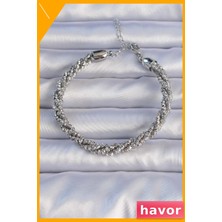 Havor Pirinç Sarmal Tasarım Kadın Bilek Aksesuarı