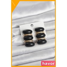 Havor Pirinç Malzeme Kadın Küpe Modelleri