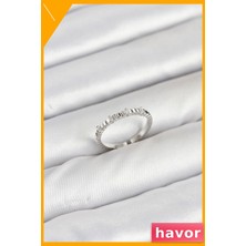 Havor Ayarlanabilir Pirinç Kadın Yüzük Lazer Kesim Detaylı