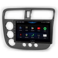 Alpine AW409 Honda Civic 9 Inç Carplay Androidauto Multimedya Sistemi