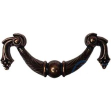 Pileli Store Pilelistore Dekoratif Zamak Üzümlü Kulp - 64MM, Eskitme, 1 Adet