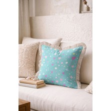 Hanna Home Saçaklı Saçaklı Kırlent Kırlent Kılıfı Kırlent Kılıfı Ev Dekorasyonu 43X43 cm Premium Kalite
