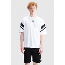 Ecko Unltd. Jace Oversize Bisiklet Yaka Baskılı %100 Pamuk Erkek Beyaz Tişört