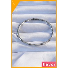 Havor Paslanmaz Çelik Kemik Desenli Bileklik