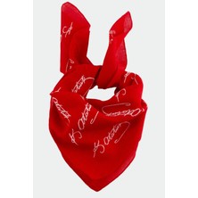 Fantastik Store Atatürk Imzalı Desenli Bandana 50*50