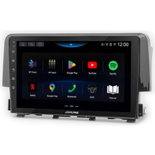 Alpine AW409 Honda Civic 9 Inç Carplay Androidauto Multimedya Sistemi