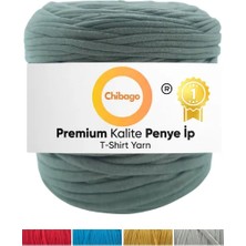 Chibago Küf Yeşili 001 Örgü İpi Penye İp Büyük Boy 650 gr 130 mt