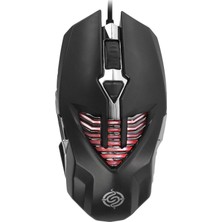 MF Product Strike 0580 RGB Kablolu Gaming Mouse 1200 DPI Oyun İçin Siyah Bağlantı