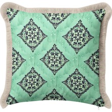 Hanna Home Dekoratif Yastık Kılıfı Soyut Geometrik Yastık Kılıfı Kanepe Dekorasyonu 43X43 cm