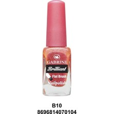 Fantastik Store Gabrini Brilliant Flat Brush Oje (Simli Oje)