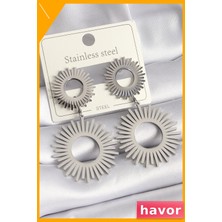 Havor Paslanmaz Çelik Sallantılı Kadın Küpe Modelleri