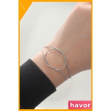 Havor Paslanmaz Çelik Düğüm Tasarımlı Bileklik