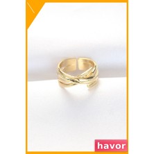 Havor Ayarlanabilir Parmağa Uyumlu Kadın Yüzüğü