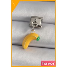 Havor Paslanmaz Çelik Muz Şekilli Bileklik Aksesuarı