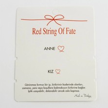 Fantastik Store 2'li Anne Kız Yazılı Bileklik Kartı 200 Adet