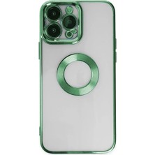 Fantastik Store iPhone 14 Pro Lensli Lazer Silikon Kılıf (Kamera Korumalı)