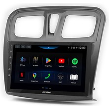 Alpine AW409 Dacia Logan Sandero Renault Symbol 9 Inç Carplay Androidauto Multimedya Sistemi